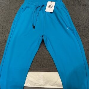ZYIA Blue Confluence zipper Joggers New With tags